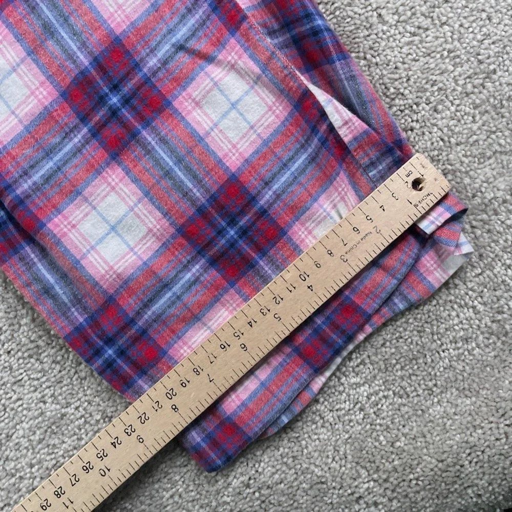 Southern Tide Pajama Pants Men XL Red Blue Plaid Flannel Lounge Sleep PJ